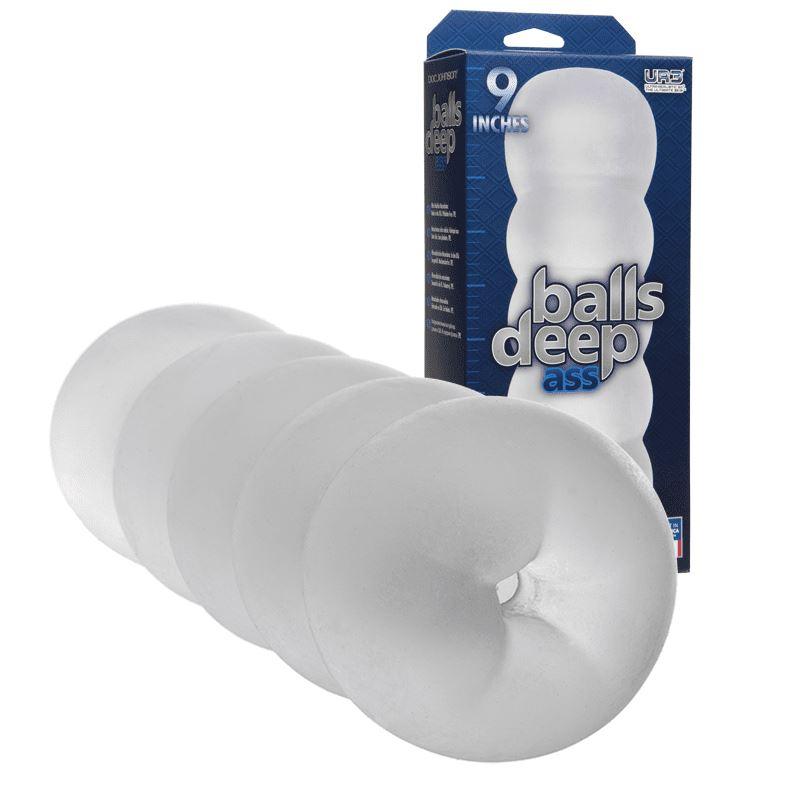Balls Deep 9 Stroker Ass - Frost - CheapLubes.com