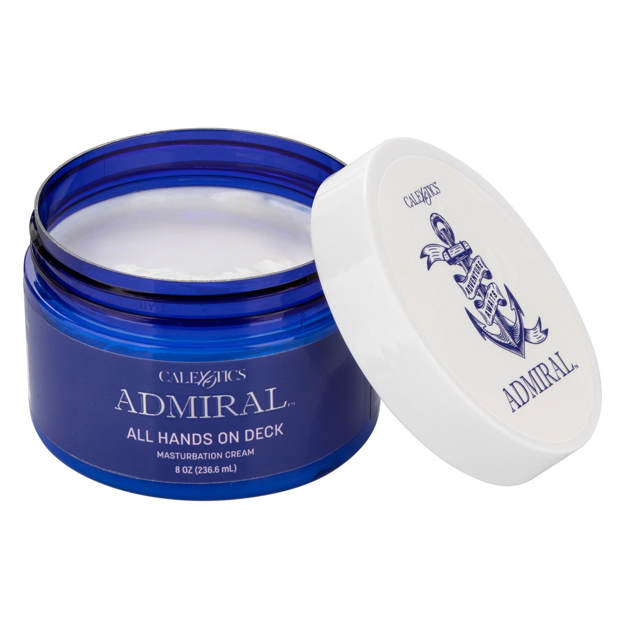 Admiral All Hands on Deck Masturbation Cream Jar – 8oz - CheapLubes.com