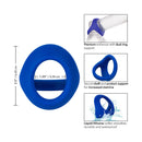 Admiral Cock & Ball Dual Silicone Ring - CheapLubes.com