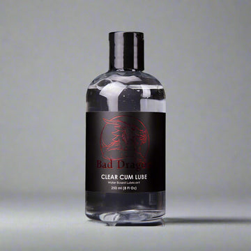 Bad Dragon Cum Lube CLEAR - Water Based Lubricant 8 oz (250 mL) - CheapLubes.com