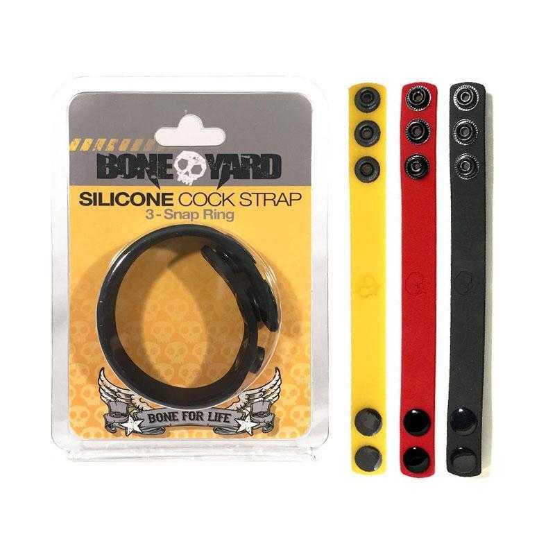 Bone Yard Silicone Cock Strap - 3 Colors - CheapLubes.com