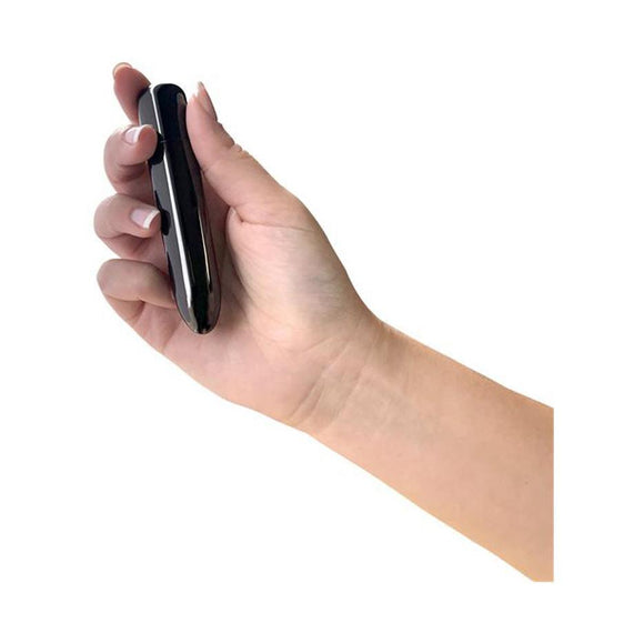 Bullet Point Rechargable Vibrating Bullet - black - CheapLubes.com