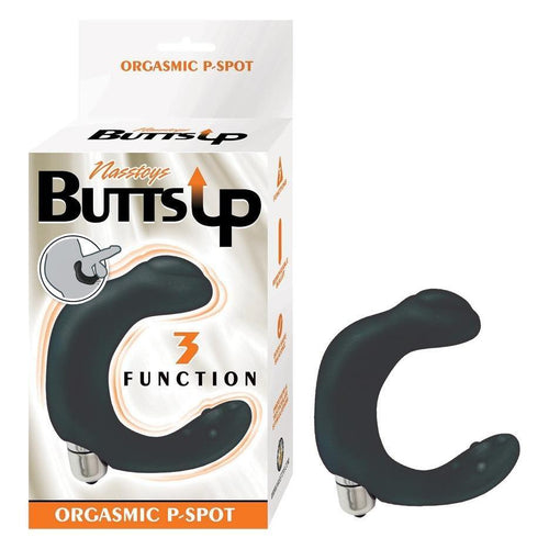 ASS-SATION Remote Vibrating P-Spot Plug - Black CheapLubes.com