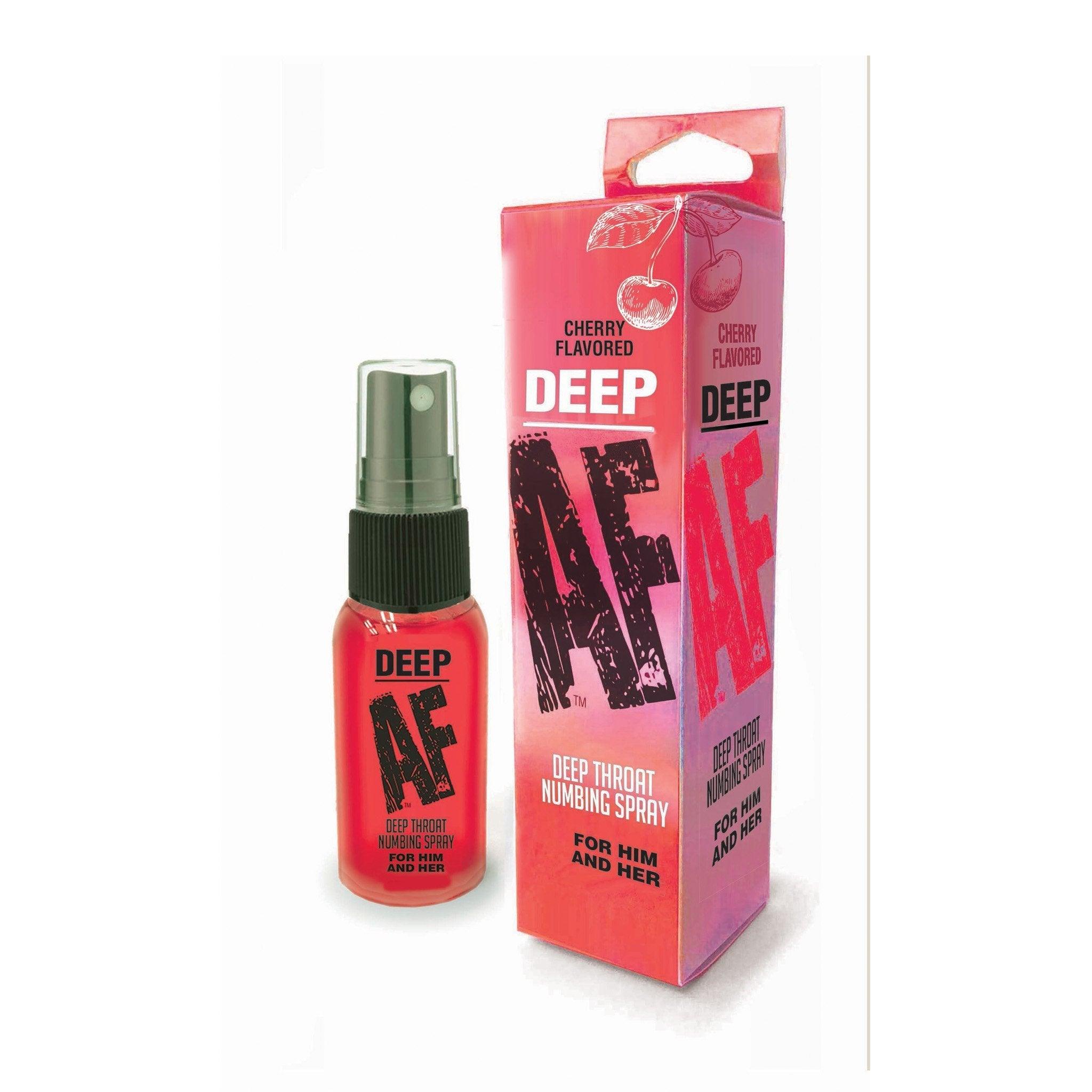 Deep AF Deep Throat Numbing Spray for All 1 oz (29 mL) - 2 Flavors to Choose From - CheapLubes.com