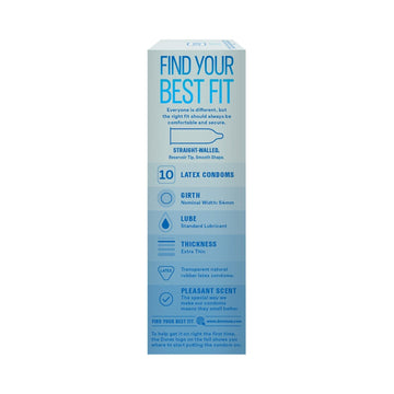 Durex AIR Original Condoms 10pk - CheapLubes.com