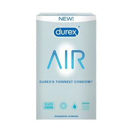 Durex AIR Original Condoms 10pk - CheapLubes.com