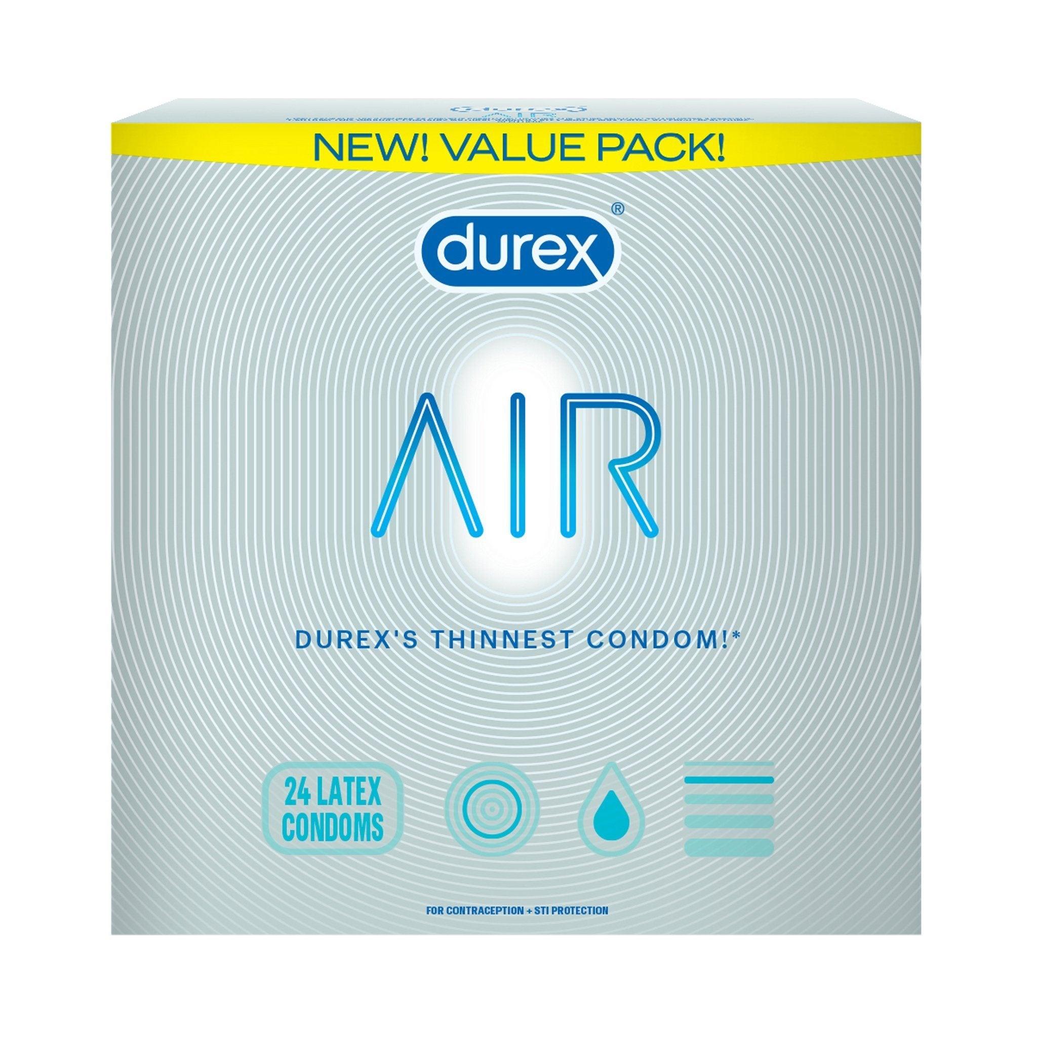 Durex AIR Original Condoms Value Pack - 24pk - CheapLubes.com