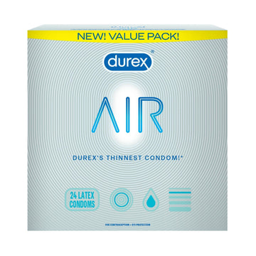 Durex AIR Original Condoms Value Pack - 24pk - CheapLubes.com