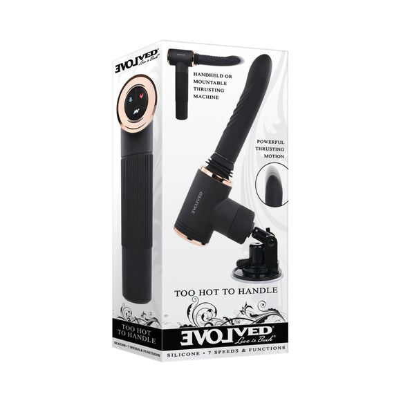 Evolved Too Hot To Handle - Handheld or Mountable Thrusting Machine - Rechargeable - CheapLubes.com