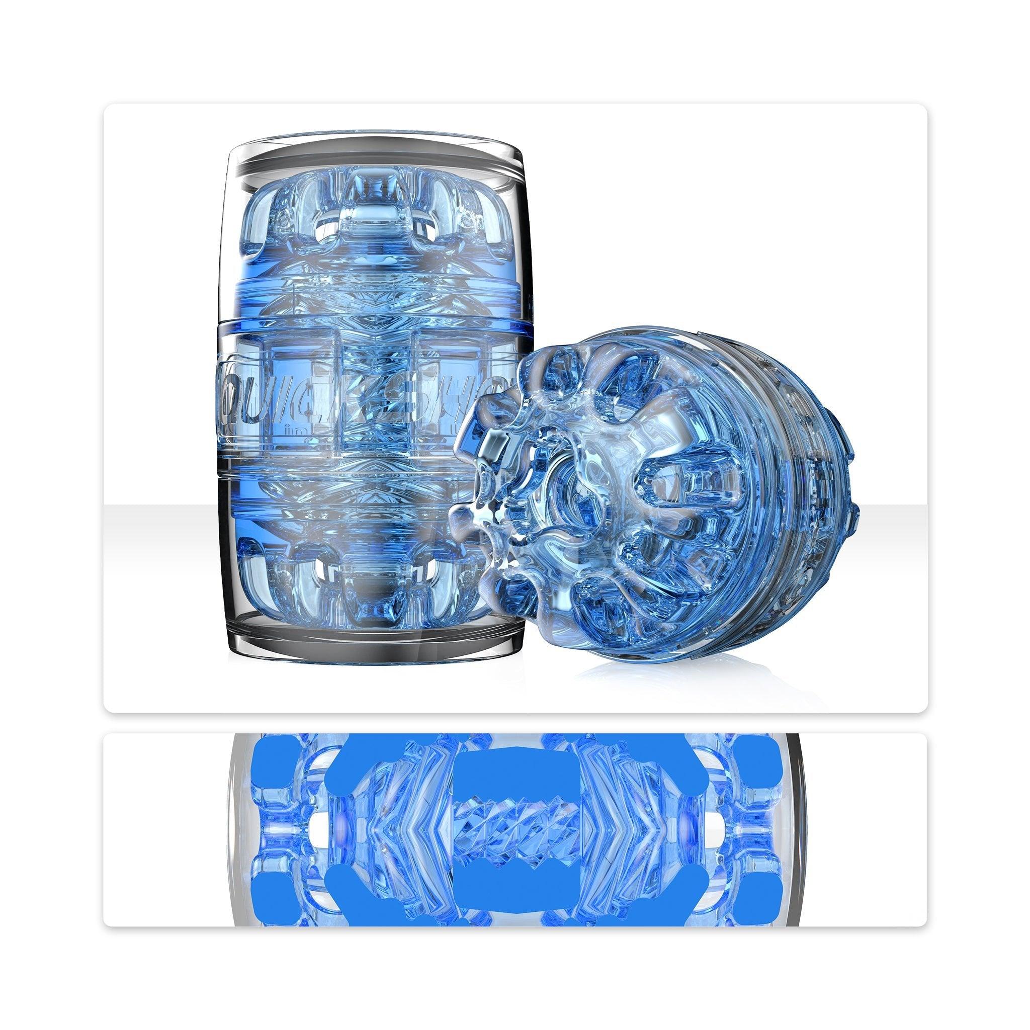 Fleshlight Quickshot Turbo - Male Masturbator - Blue - CheapLubes.com