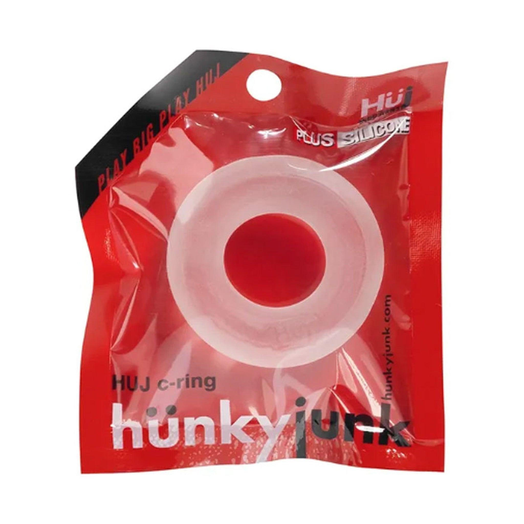 hunky junk HUJ Silicone Blend Ring - Opaque/Clear - CheapLubes.com