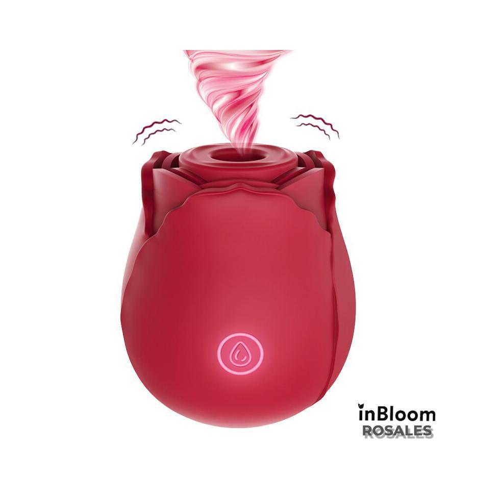 inBloom Rosales - Rose Sucking Vibrator - Rechargeable 10-Function - CheapLubes.com