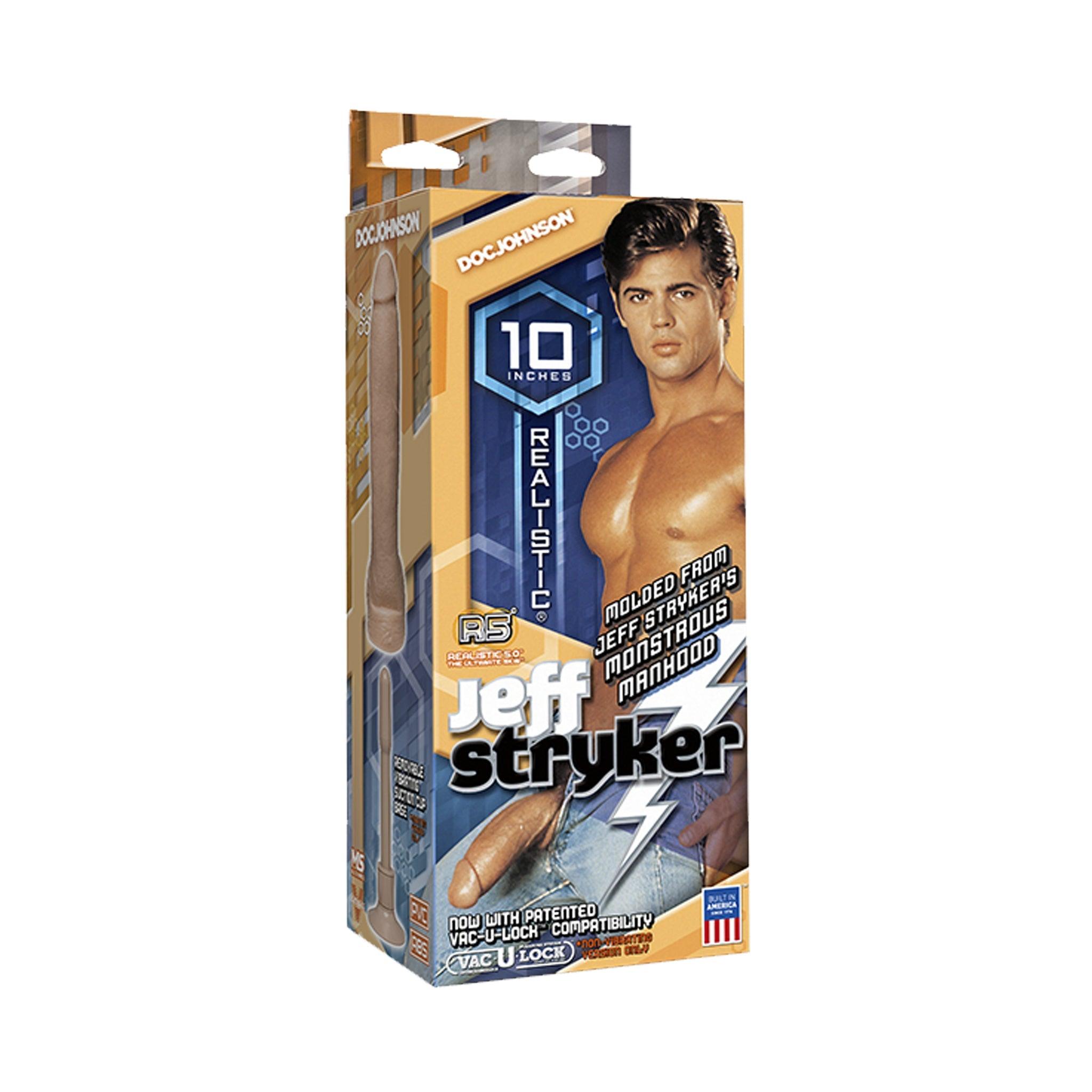 Jeff Stryker 10" Realistic - Multi-Speed Vibrating Dong - CheapLubes.com