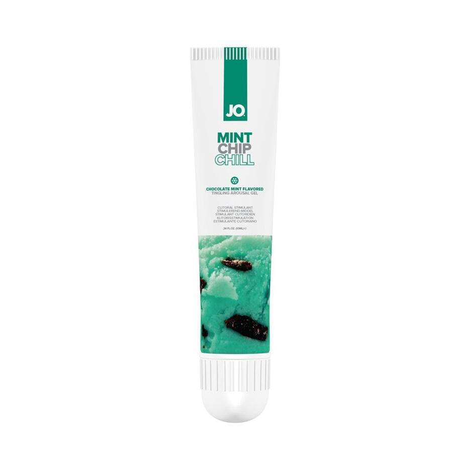 JO Mint Chip Chill - Flavored Tingling Clitoral Arousal Gel - 0.34 oz (10 mL) - CheapLubes.com
