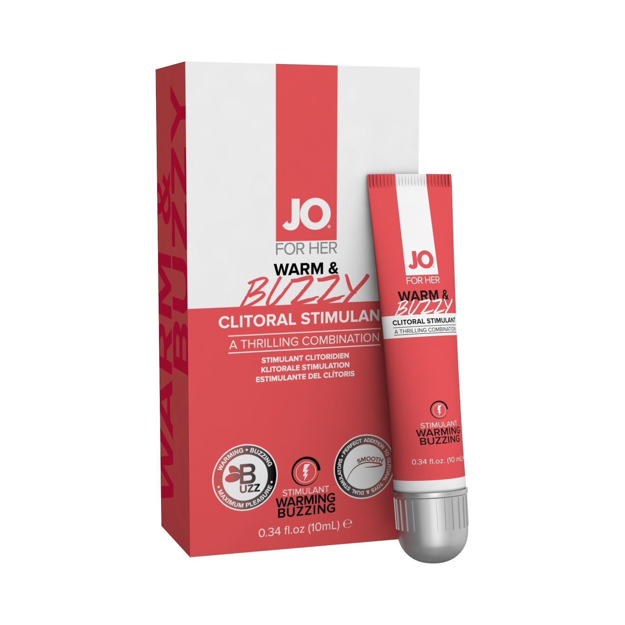 JO Warm & Buzzy Clitoral Stimulant 0.34 oz (10 mL) - CheapLubes.com