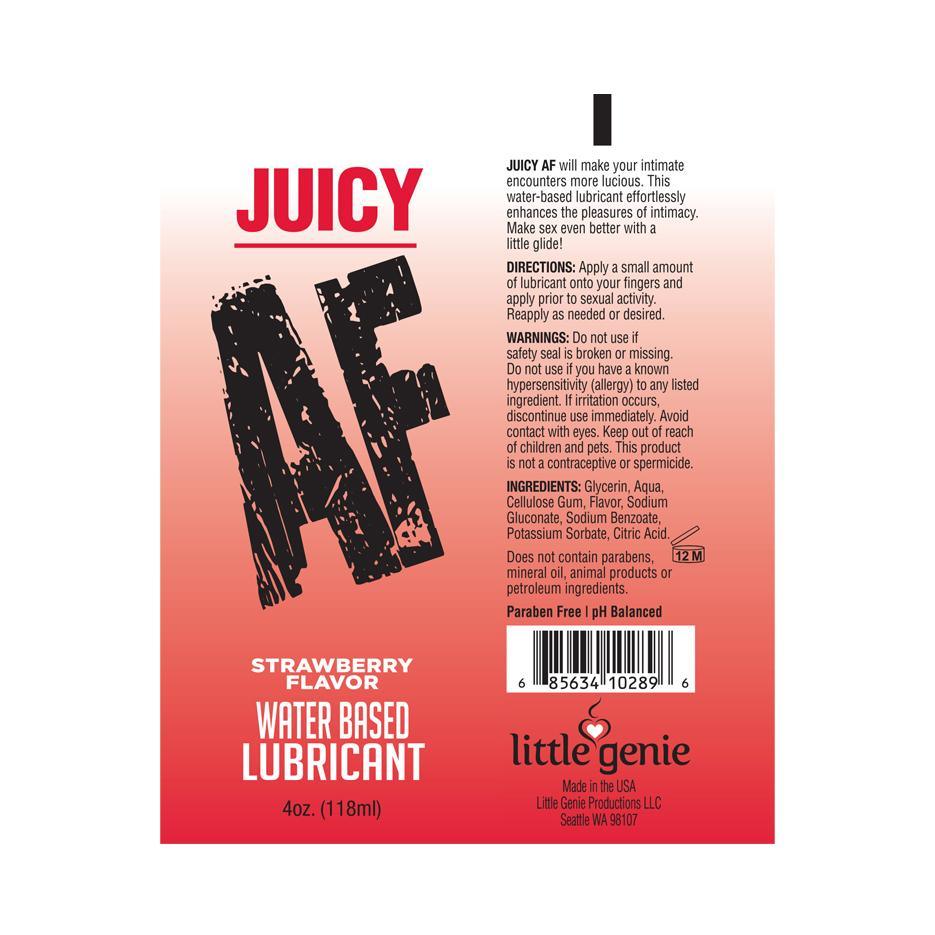 Juicy AF Flavored Water Based Lubricants 4 oz (118 mL) - 3 Juicy Flavores - CheapLubes.com