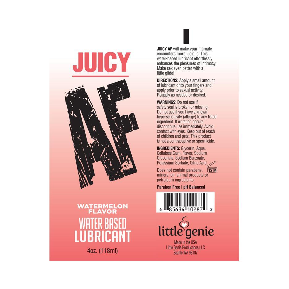 Juicy AF Flavored Water Based Lubricants 4 oz (118 mL) - 3 Juicy Flavores - CheapLubes.com