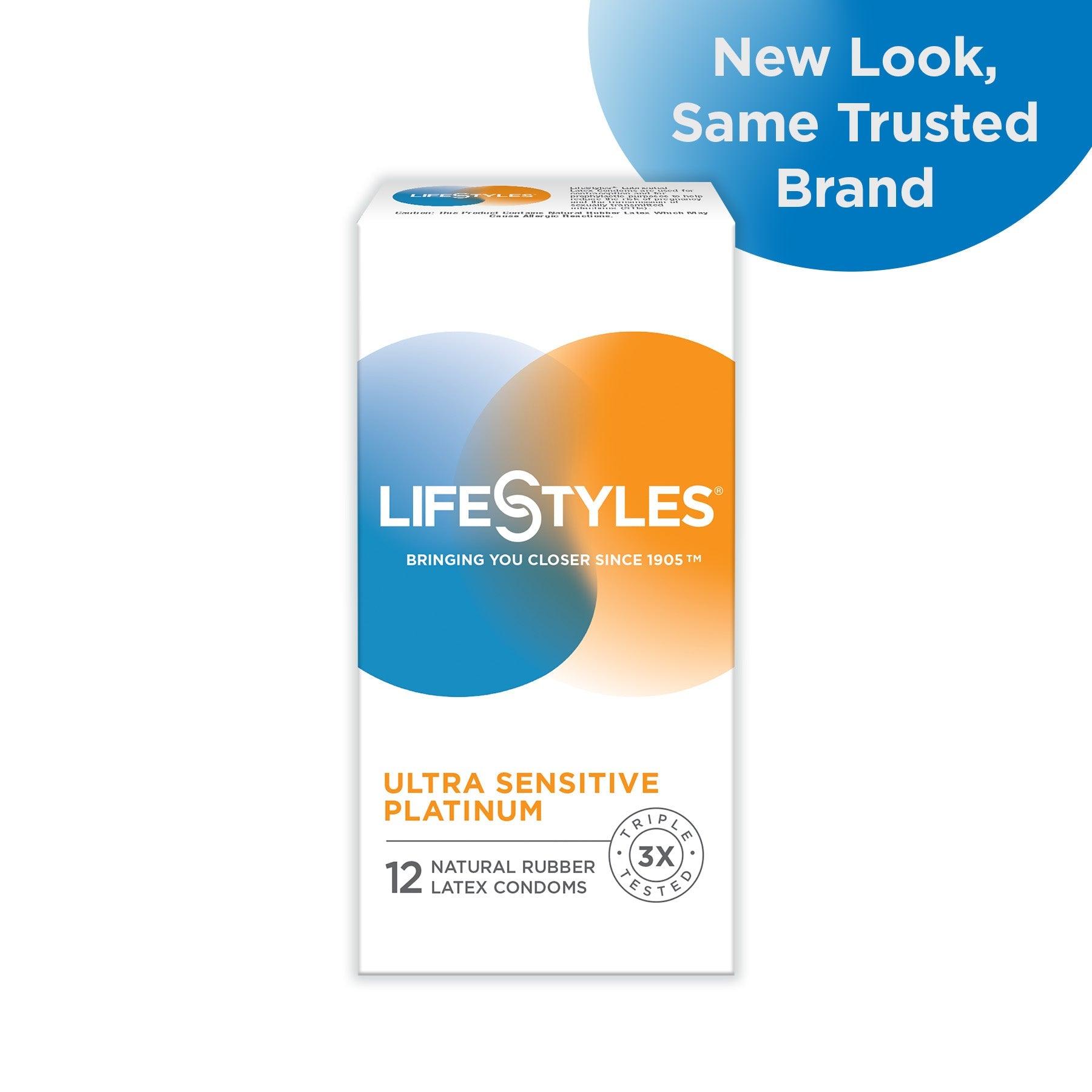 LifeStyles Ultra Sensitve Platinum - 12pk - CheapLubes.com