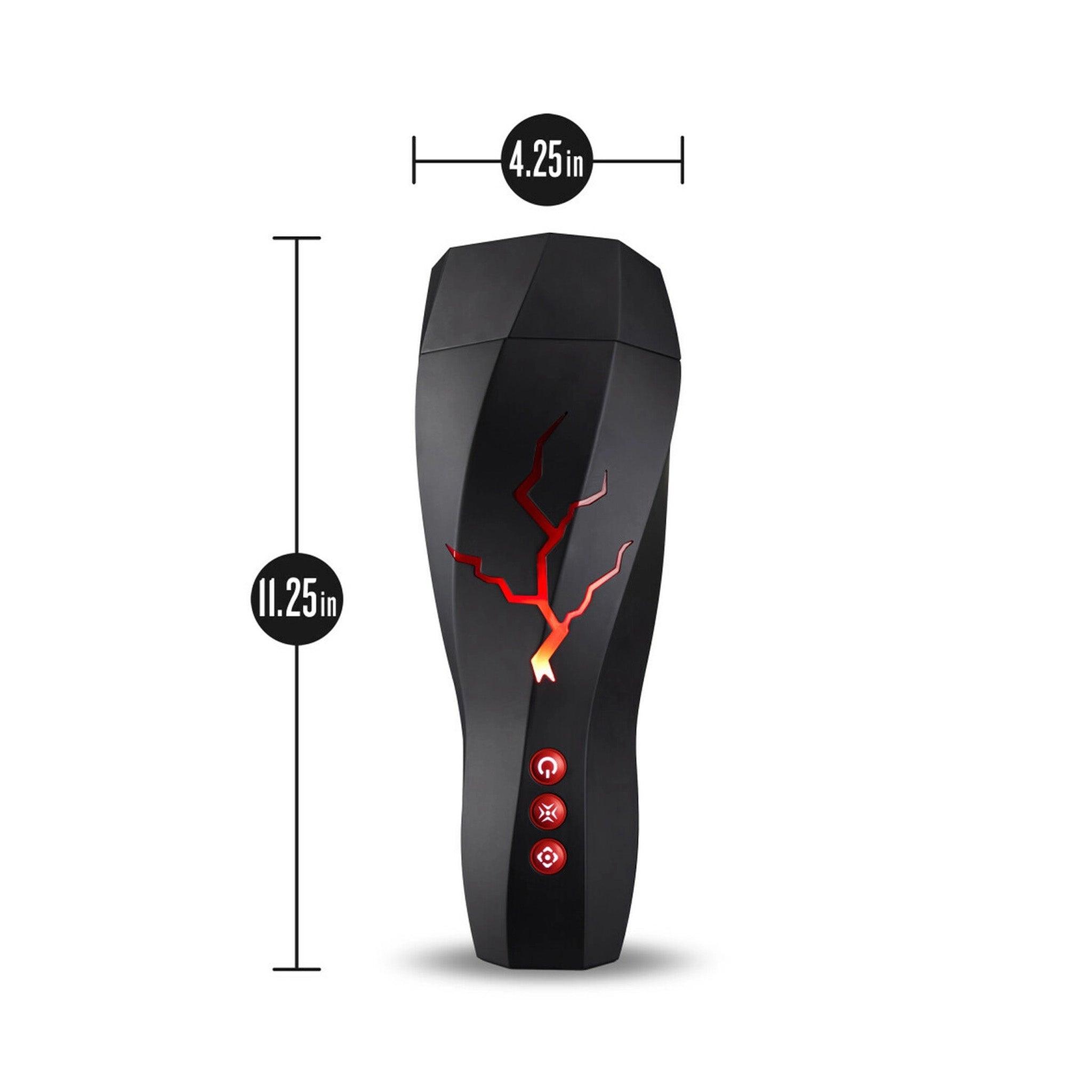 M For Men Storm - Suction Powered Rechargeable Stroker That Vibrates - CheapLubes.com