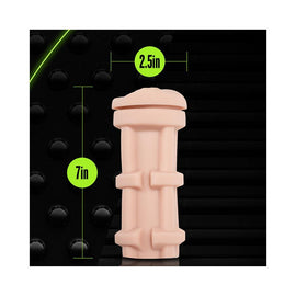 M for Men - Soft and Wet - with Pleasure Ridges - Self Lubricating Stroker - CheapLubes.com