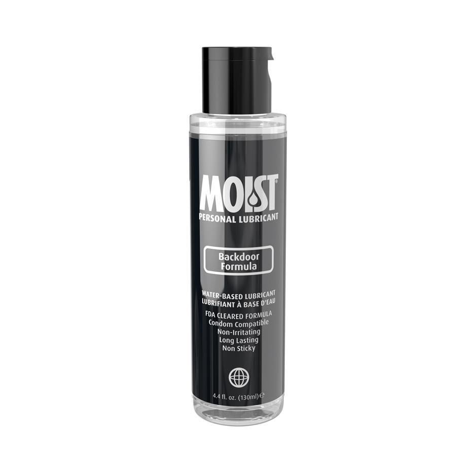 Moist Backdoor Formula Water-Based Lubricant - 4.4 oz (130 mL) - CheapLubes.com