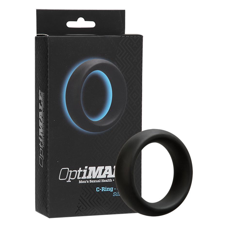 OptiMale Silicone C-Ring - 45 mm Black - CheapLubes.com