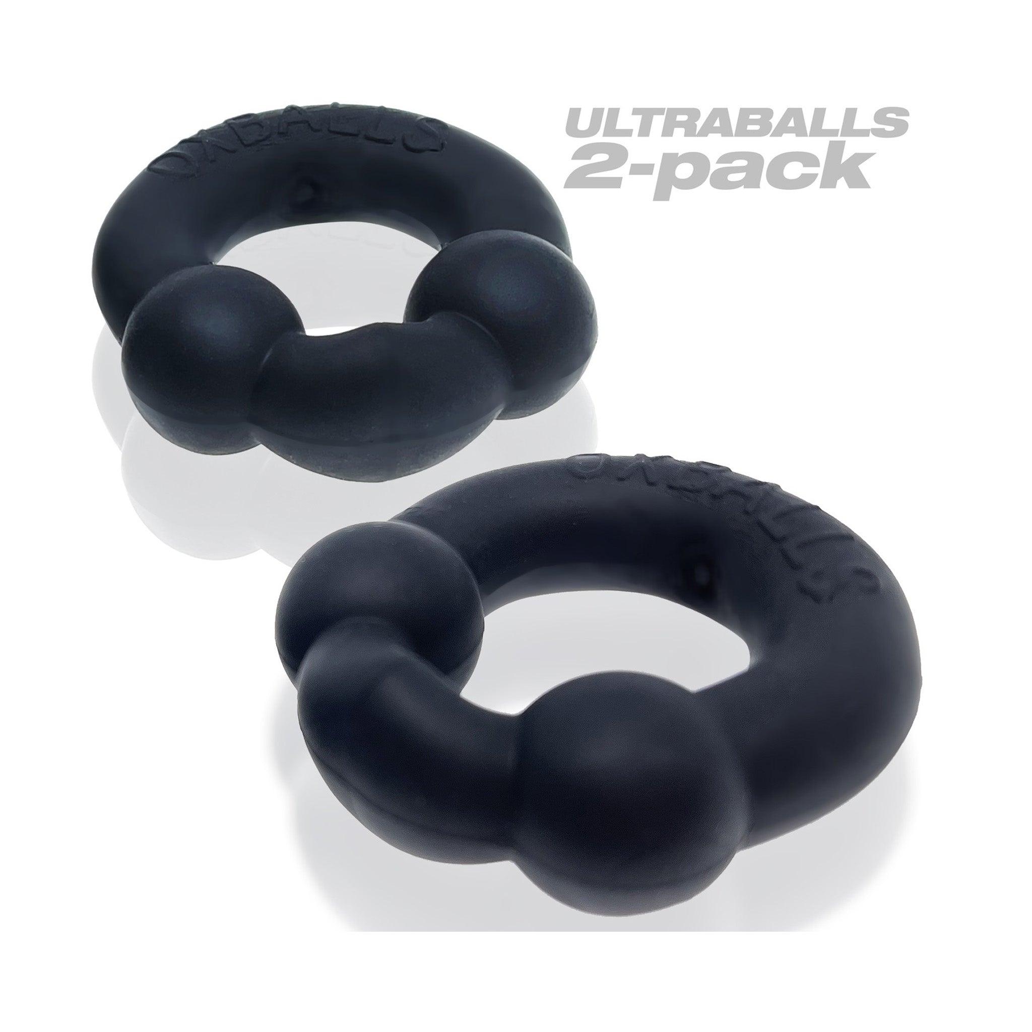 Oxballs ULTRABALLS 2-pack NIGHT EDITION cockrings PLUS+silicone - CheapLubes.com