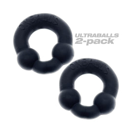 Oxballs ULTRABALLS 2-pack NIGHT EDITION cockrings PLUS+silicone - CheapLubes.com