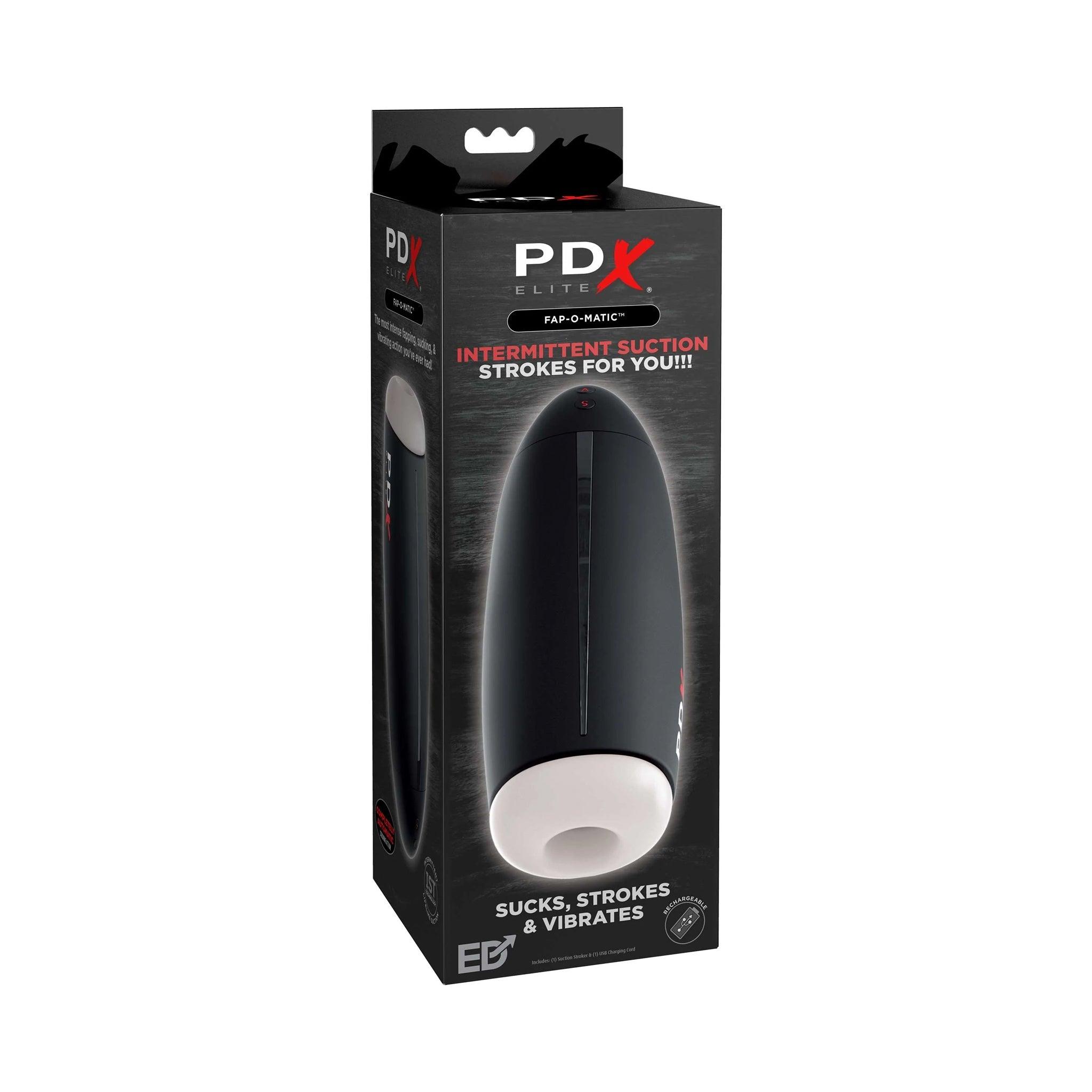 PDX Elite Fap-O-Matic Intermittent Suction Strokes For You - Rechargeable - CheapLubes.com