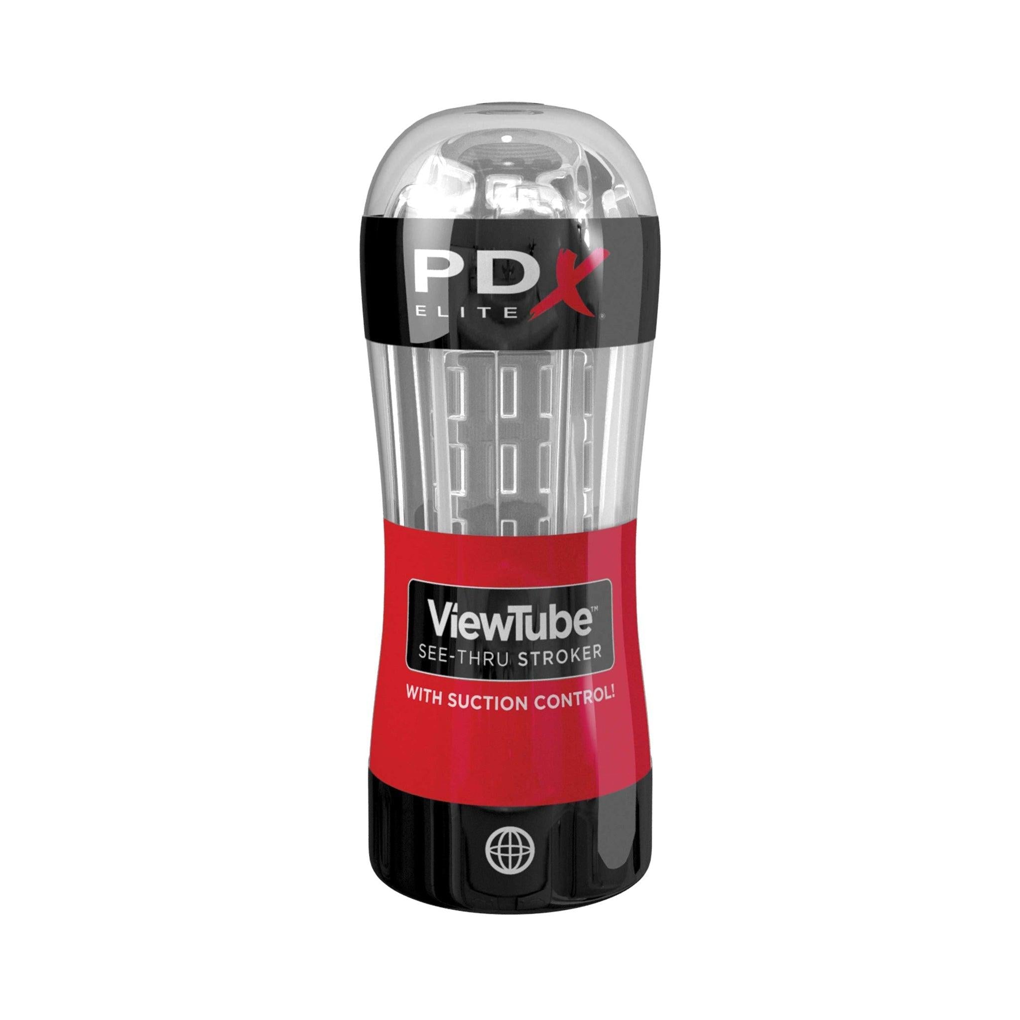 PDX Elite ViewTube See-Thru Stroker for Men - CheapLubes.com