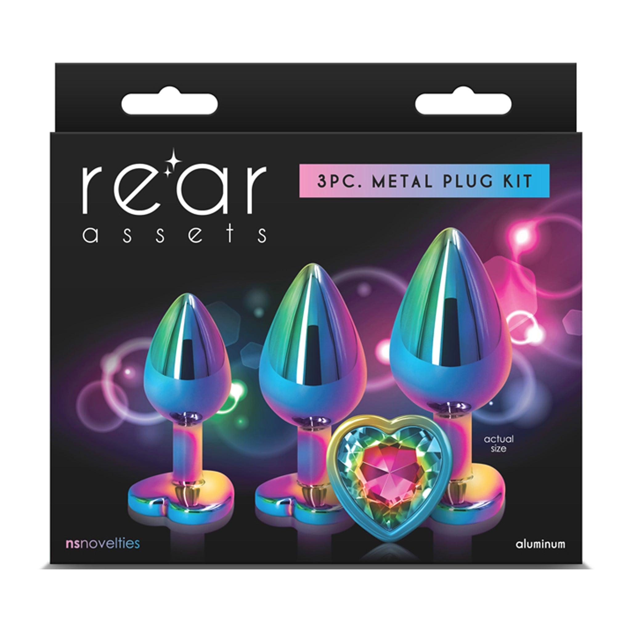 Rear Assets Trainer Kit Multi-color Rainbow Heart - CheapLubes.com