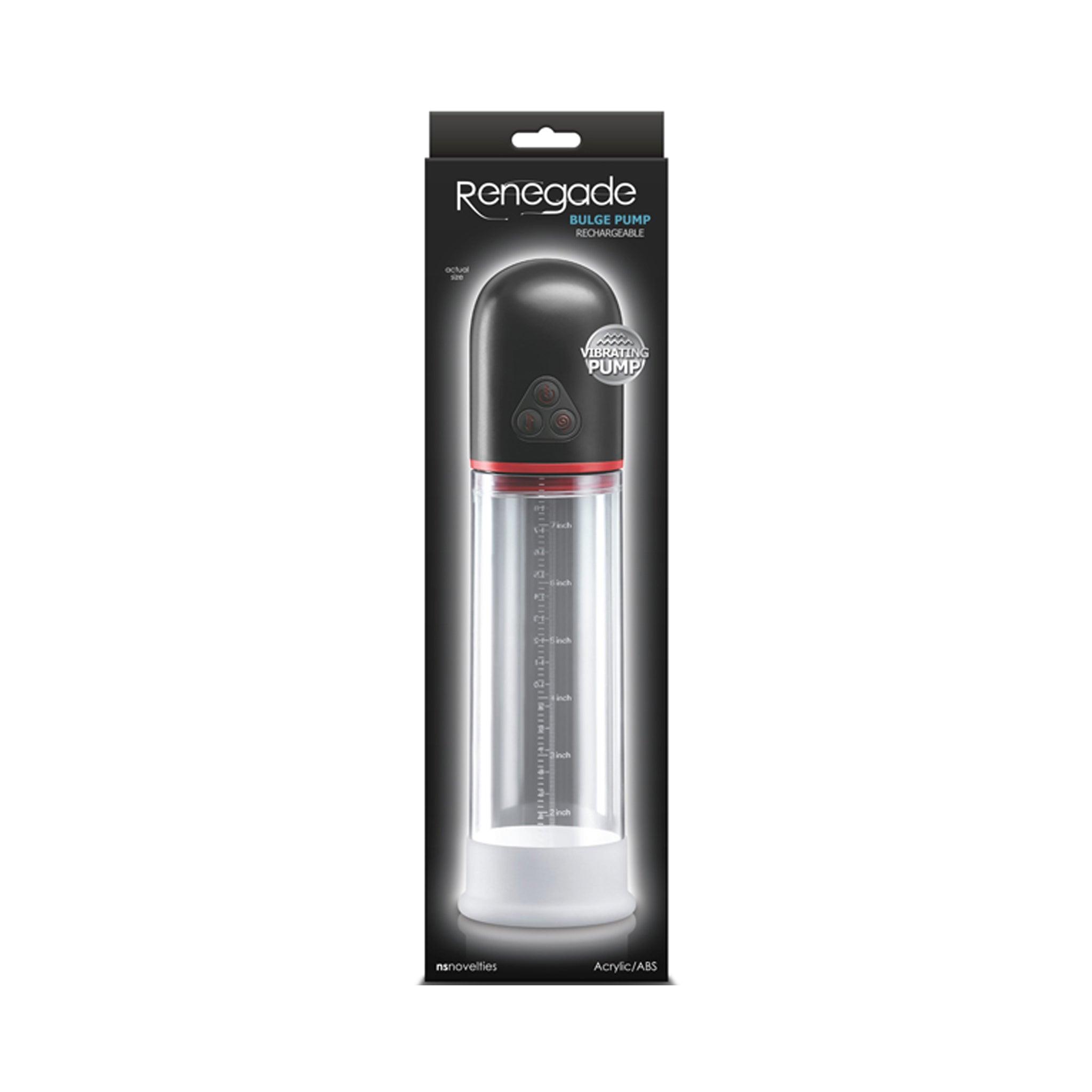 Renegade Bulge Pump - Vibrating & Rechargeable - CheapLubes.com