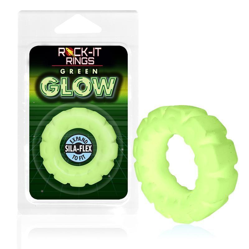 Rock-it Rings GLOW The Tire C-Ring - Glows in the Dark! - Green - CheapLubes.com