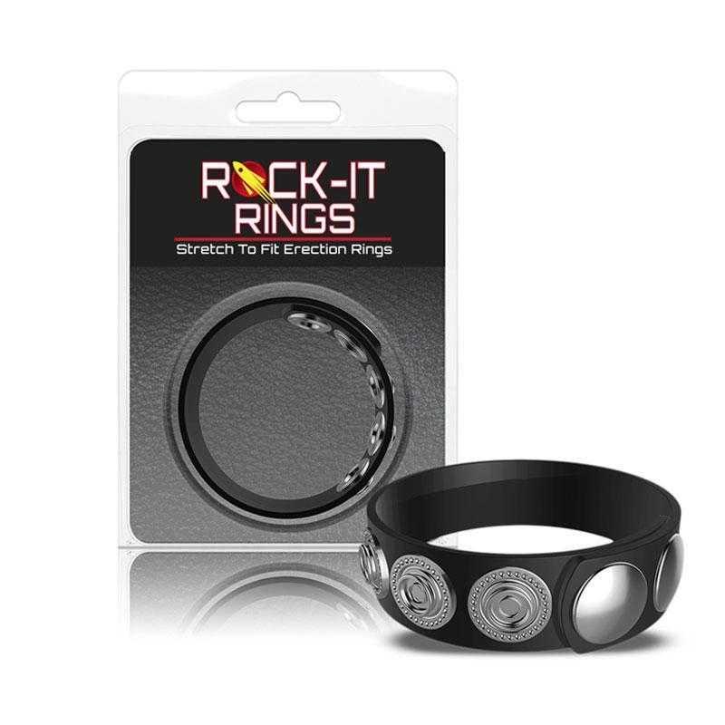 Rock-it Rings 5-Snap Adjustable Silicone C-ring - CheapLubes.com