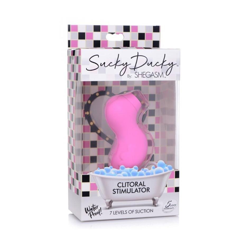 Shegasm Sucky Ducky Silicone Clitoral Stimulator - Pink - CheapLubes.com