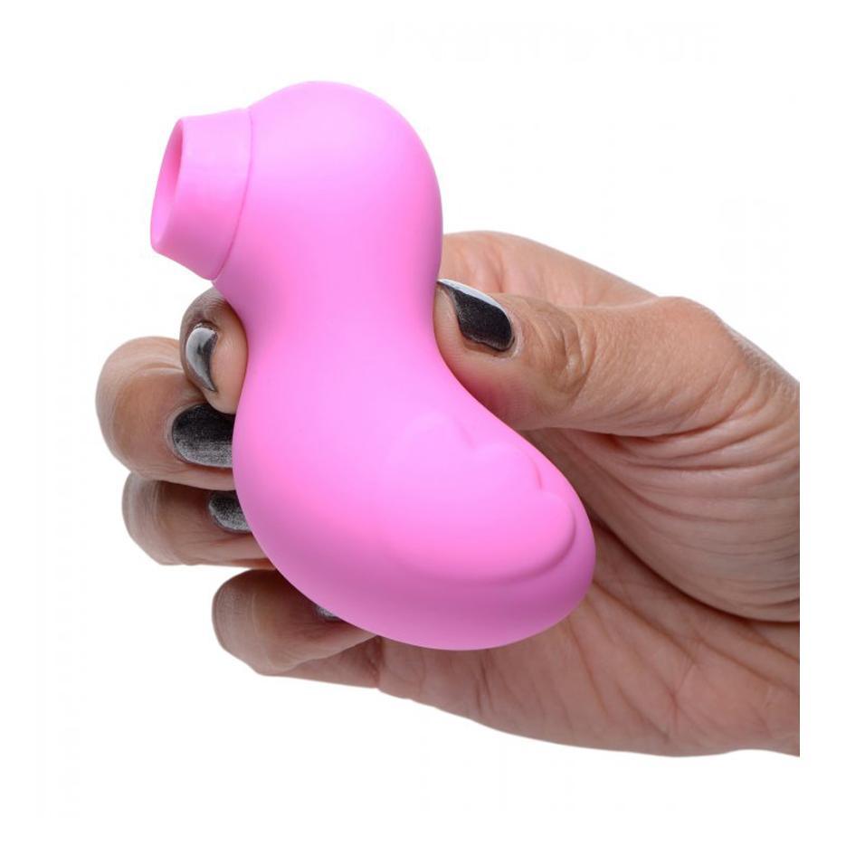 Shegasm Sucky Ducky Silicone Clitoral Stimulator - Pink - CheapLubes.com