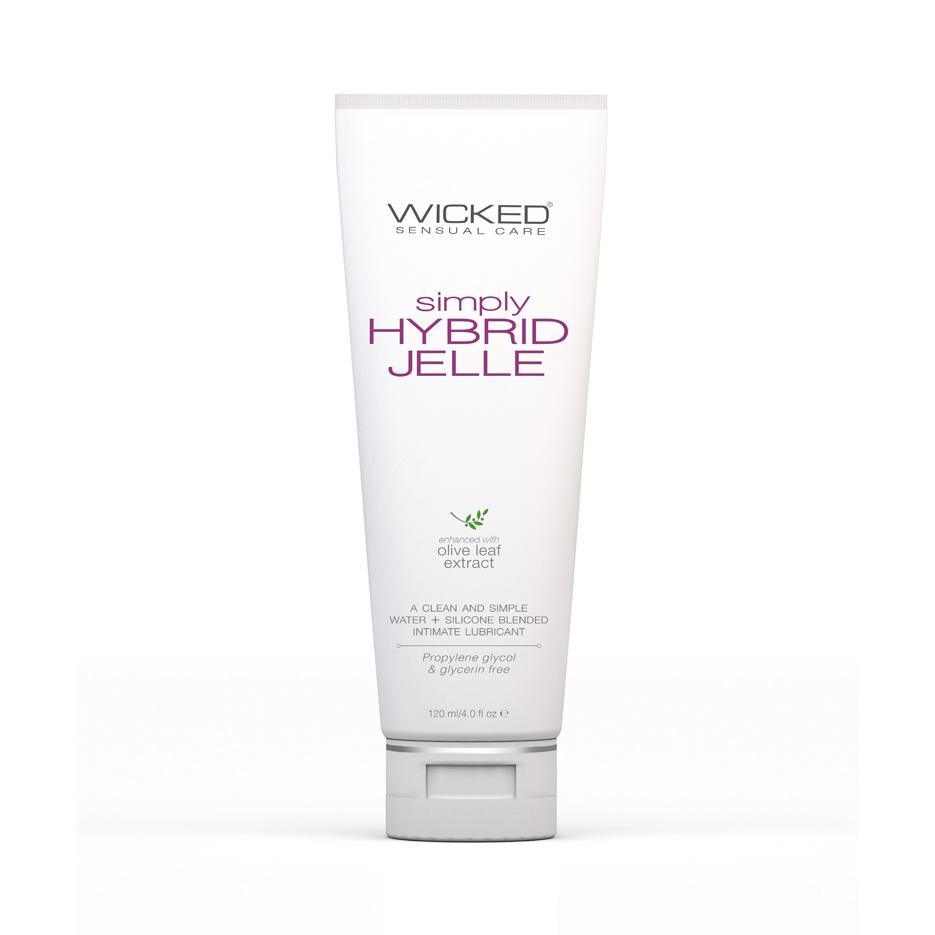 Wicked Simply Hybrid Jelle Lubricant 4 oz (120 mL) - CheapLubes.com