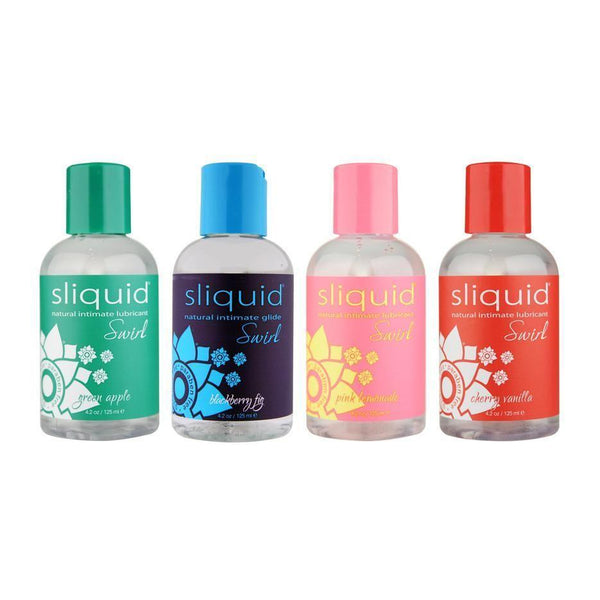 Sliquid Naturals Swirl Intimate Water-Based Flavored Lubricants - CheapLubes.com
