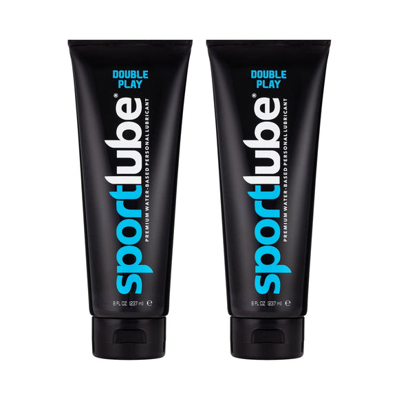 SportLube Double Play Premium Water-Based Personal Lubricant 8 oz (237 mL) Tube - CheapLubes.com