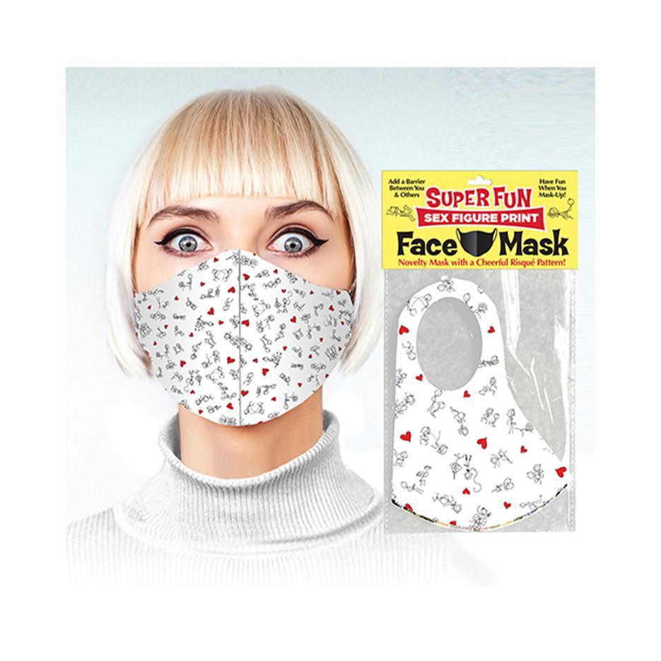Super Fun Face Masks - 3 Naughty Prints - CheapLubes.com