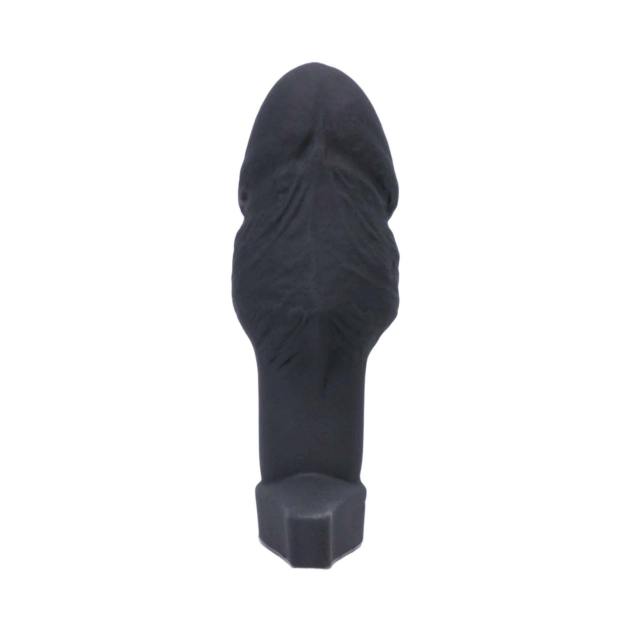 thrusting anal butt plug Tantus Cock Plug - Ultra-Premium Silicone - Black