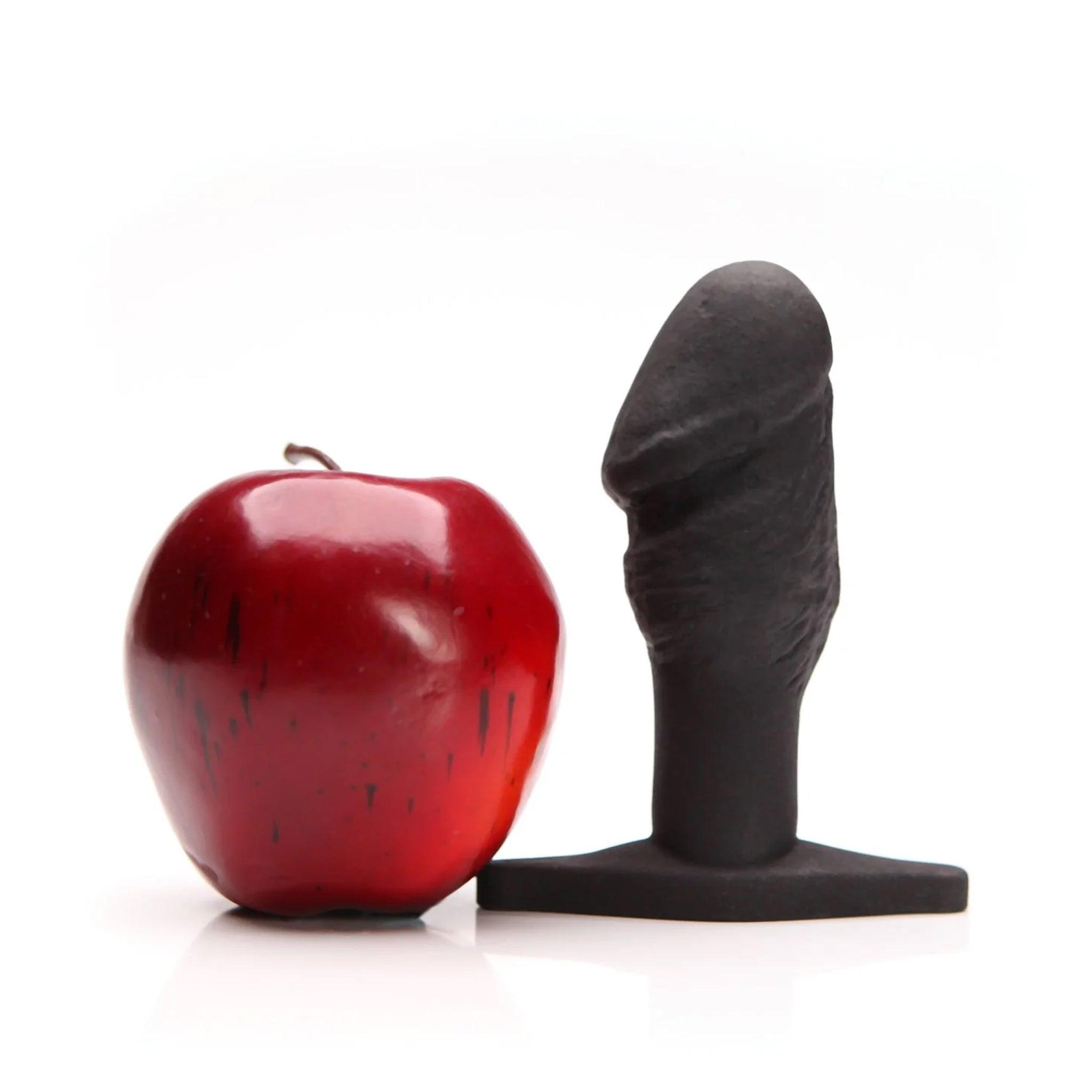 Tantus Cock Plug - Ultra-Premium Silicone - Black - CheapLubes.com