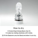 TENGA AERO Silver Ring Reusable Masterbator w/ Suction Dial - CheapLubes.com