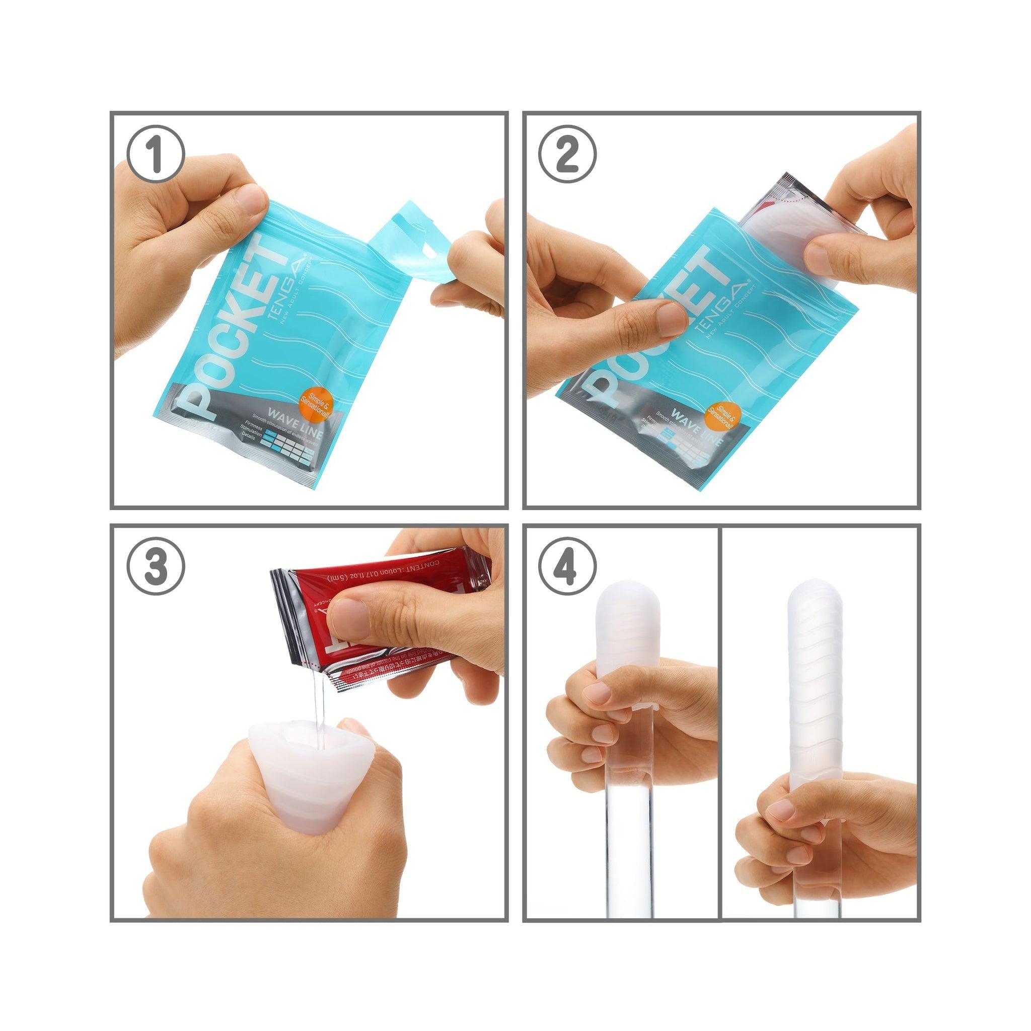 Tenga Pocket Disposable Masturbator (4 Different Textures