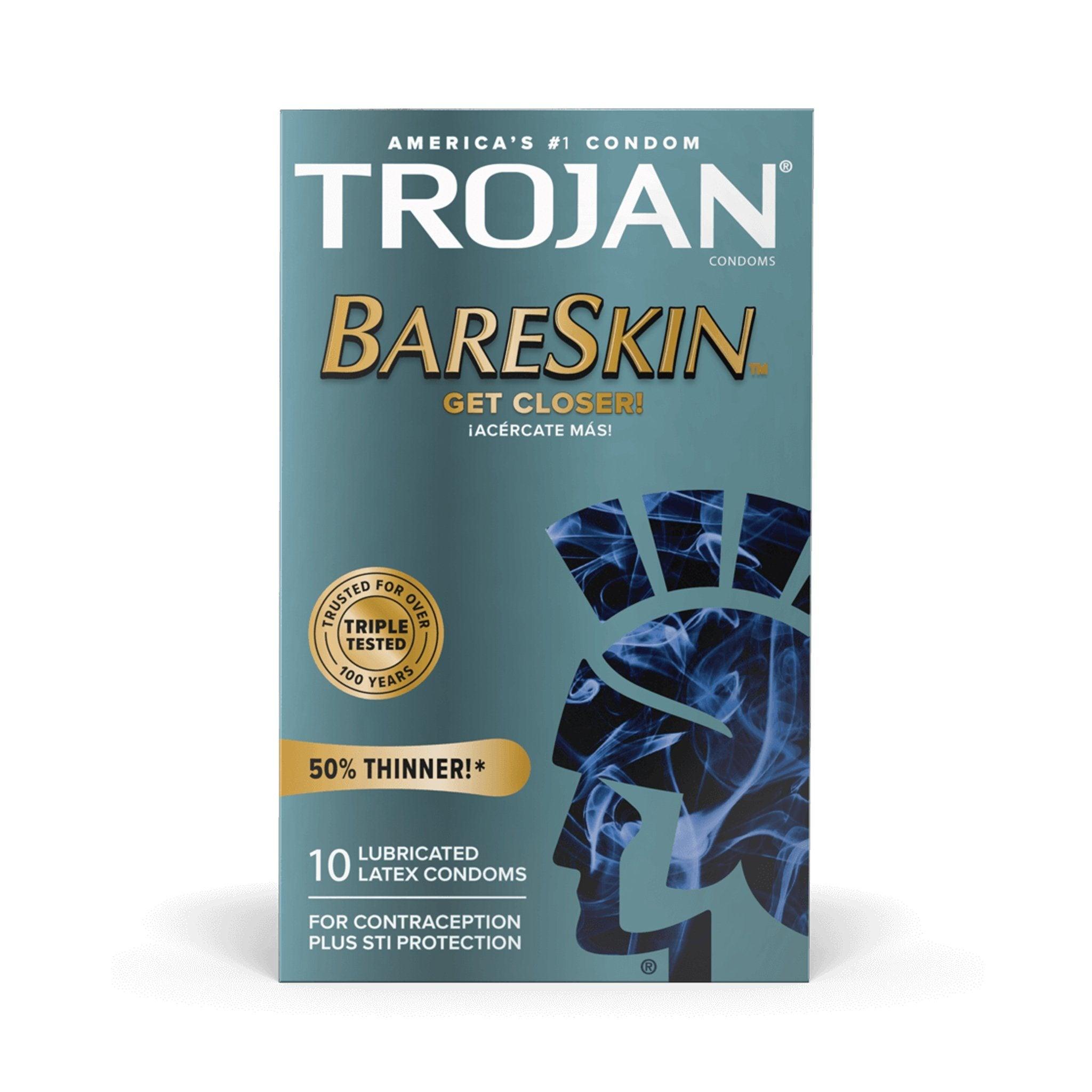 Trojan BareSkin 10 Pk - CheapLubes.com