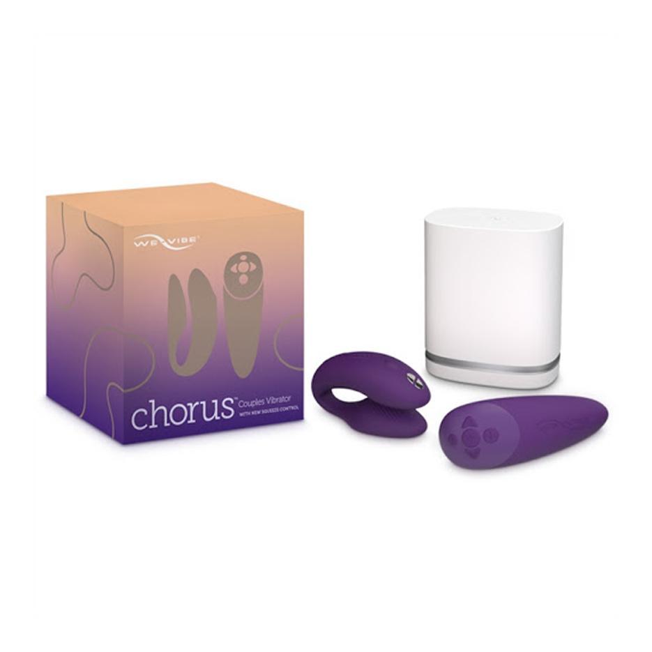 We-Vibe Chorus - Purple Couples Vibrator w/ Remote (App Enabled) - CheapLubes.com