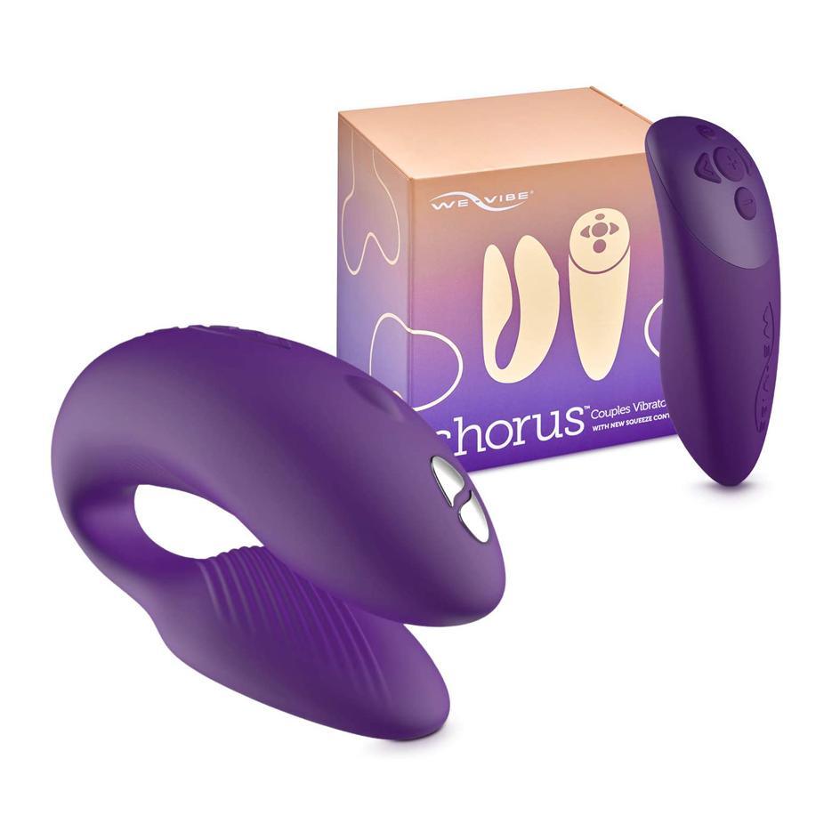 We-Vibe Chorus - Purple Couples Vibrator w/ Remote (App Enabled) - CheapLubes.com