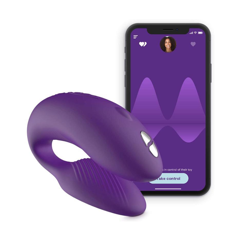 We-Vibe Chorus - Purple Couples Vibrator w/ Remote (App Enabled) - CheapLubes.com