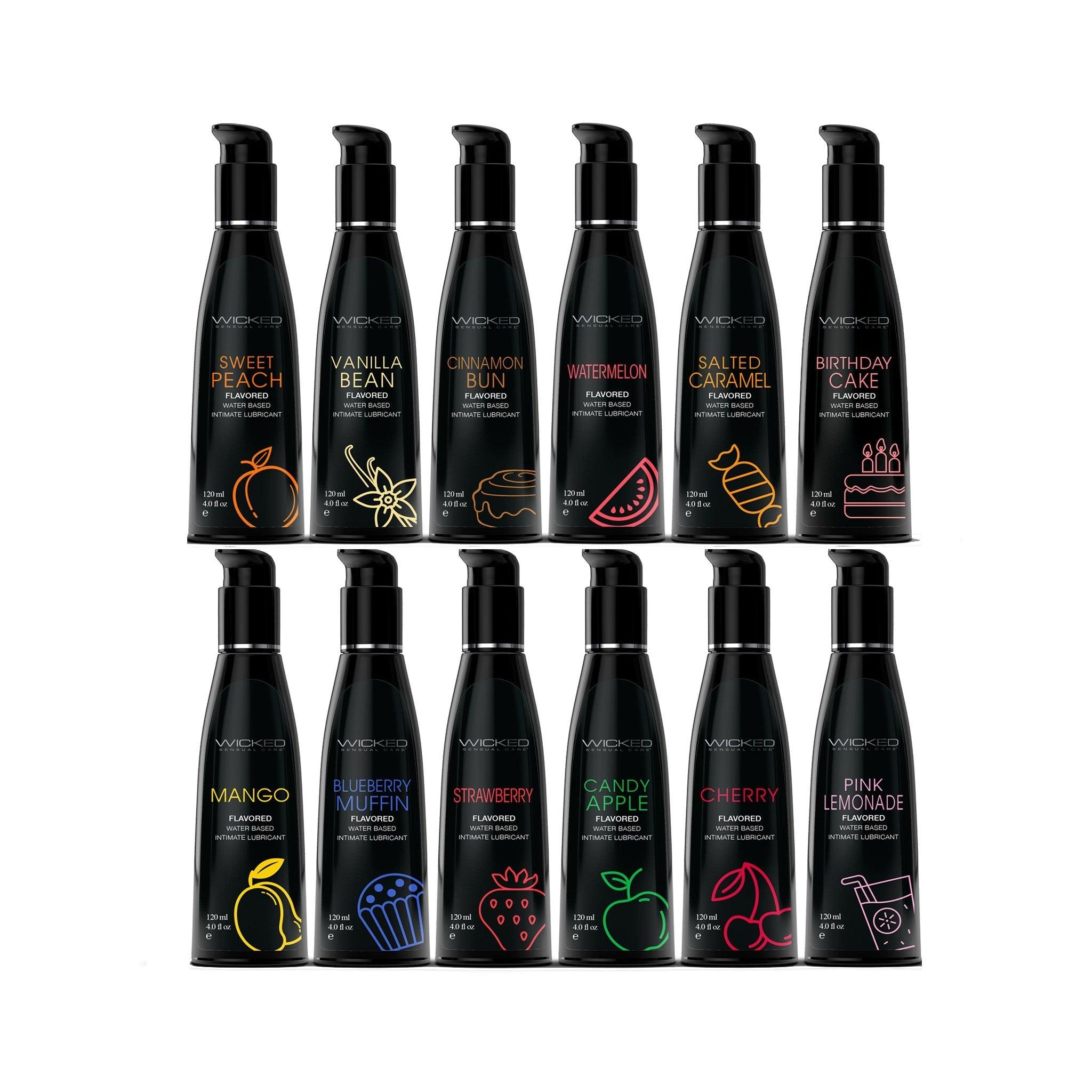 Wicked Flavored Water-Based Intimate Lubricant 4oz (120 mL) - 12 Flavors to Choose From! - CheapLubes.com