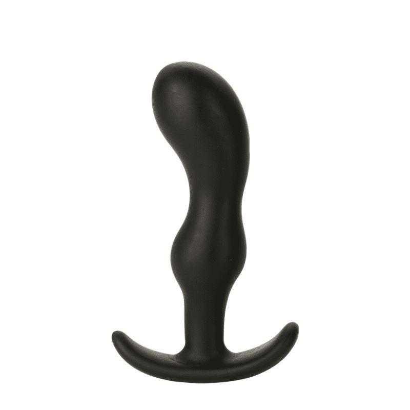 Mood Naughty 2 - Medium Black - 3.5" - Silicone Prostate Massager - CheapLubes.com